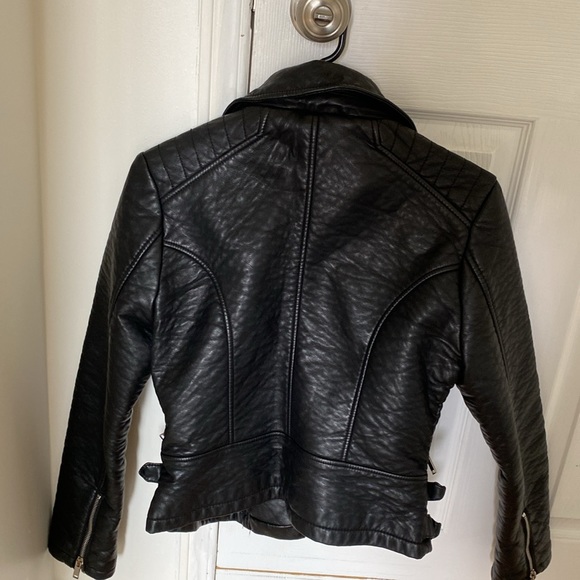 Moto Faux Leather Jacket - Picture 2 of 2